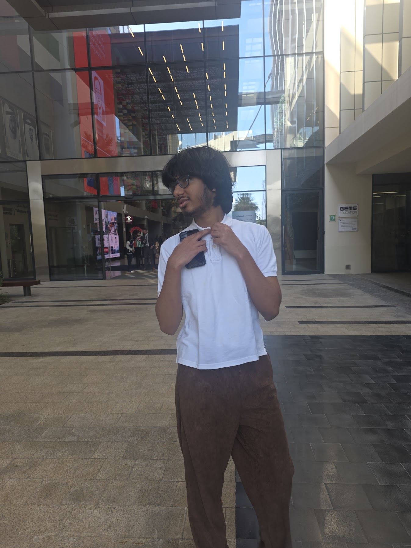 Aarav outdoors